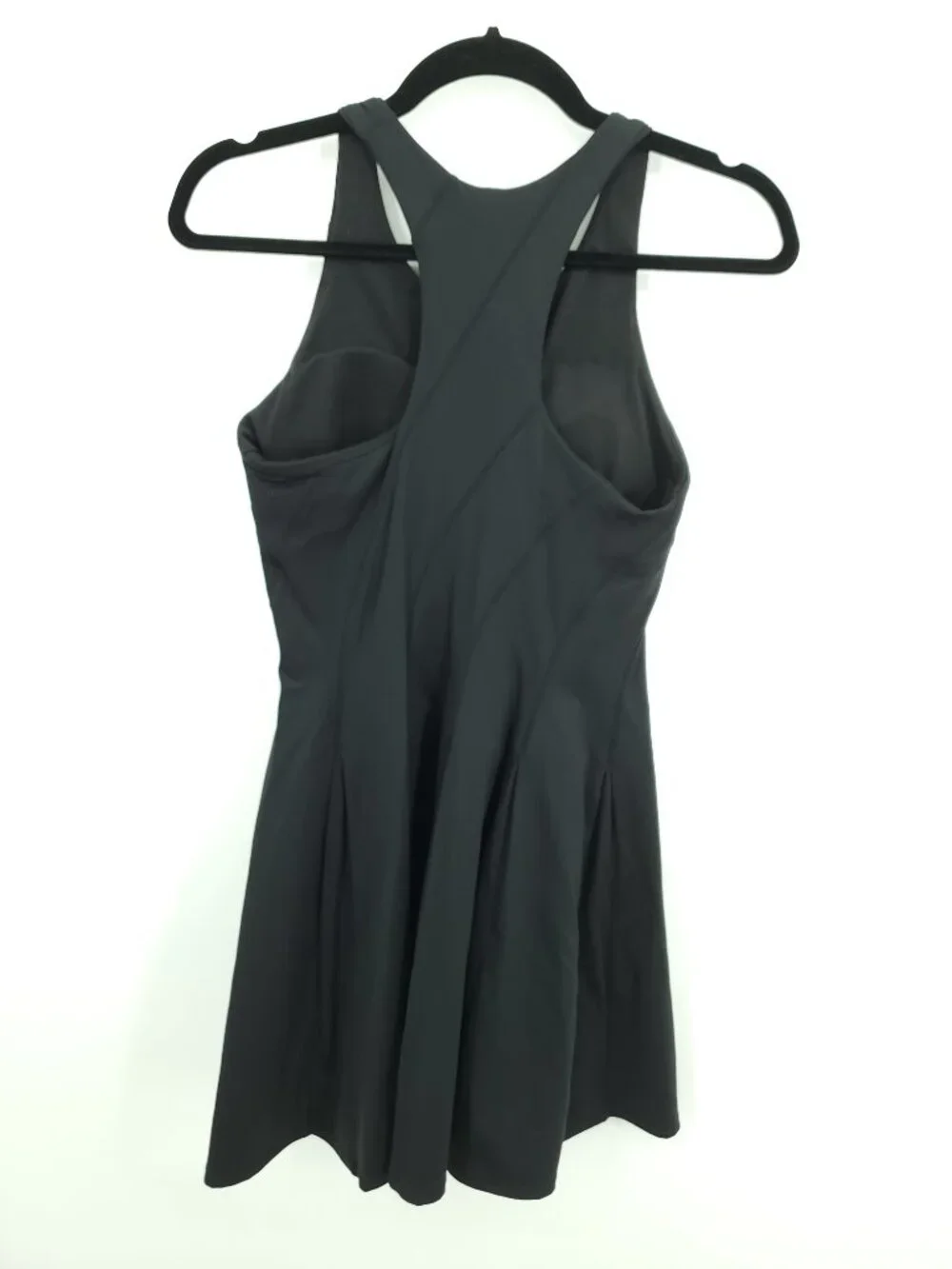 Lululemon Court Crush Tennis Dress 8 Black